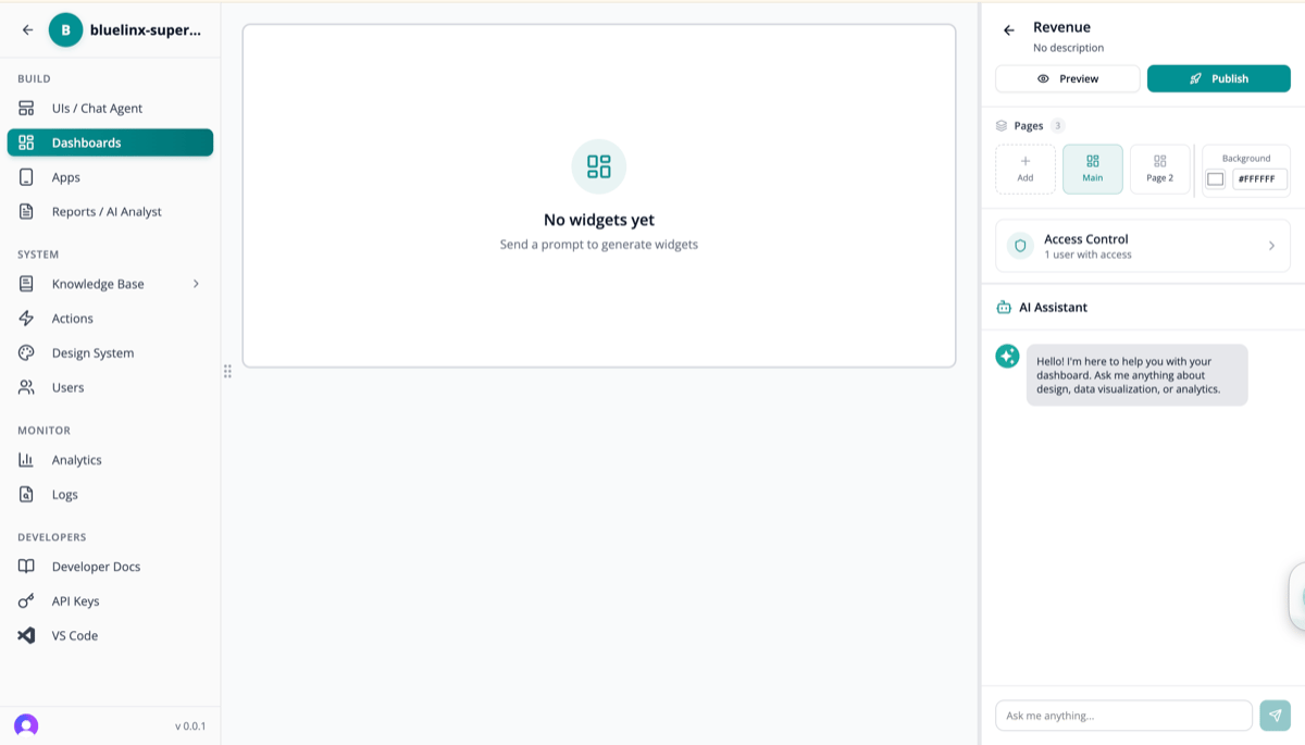 Dashboard Builder
