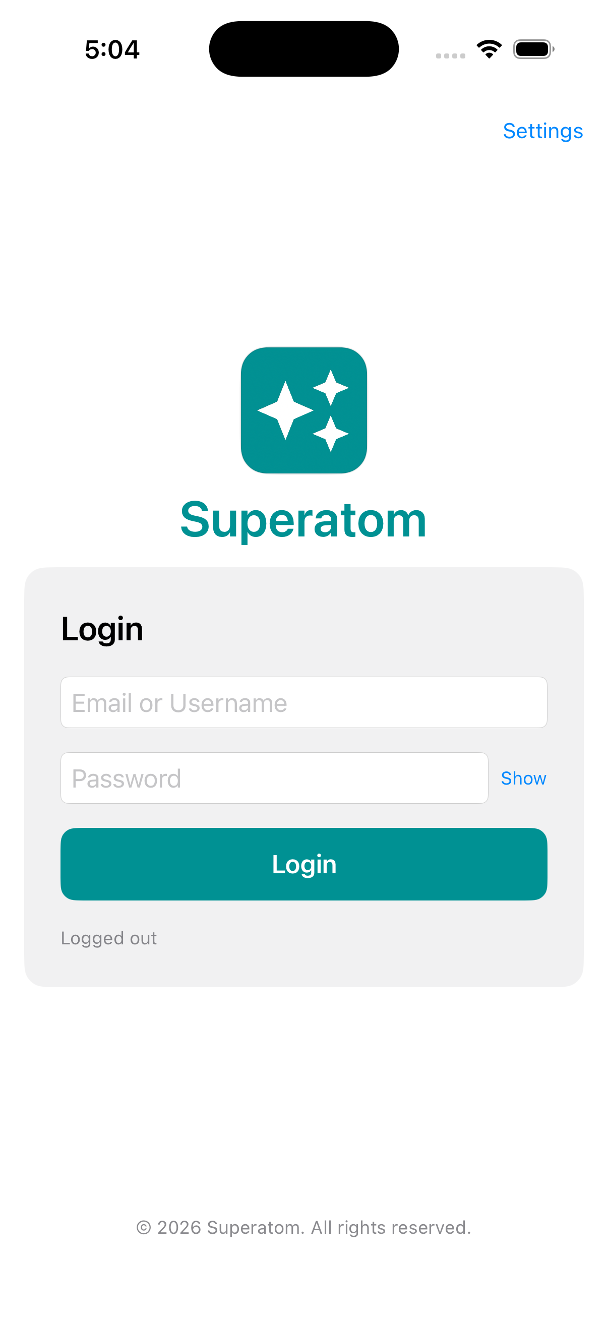 iOS App