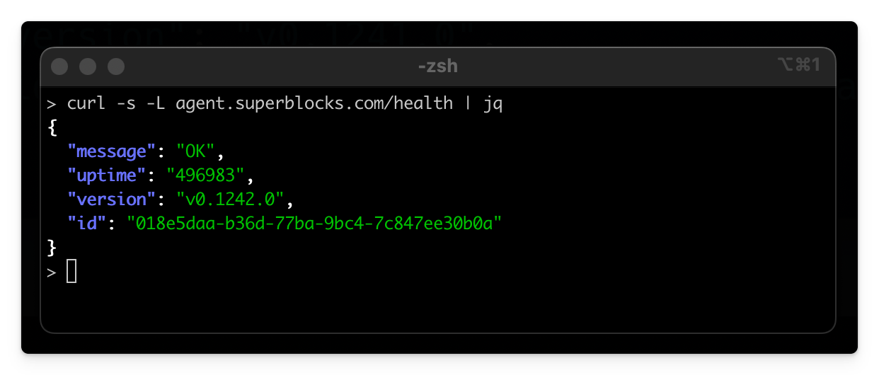 Check data plane is healthy