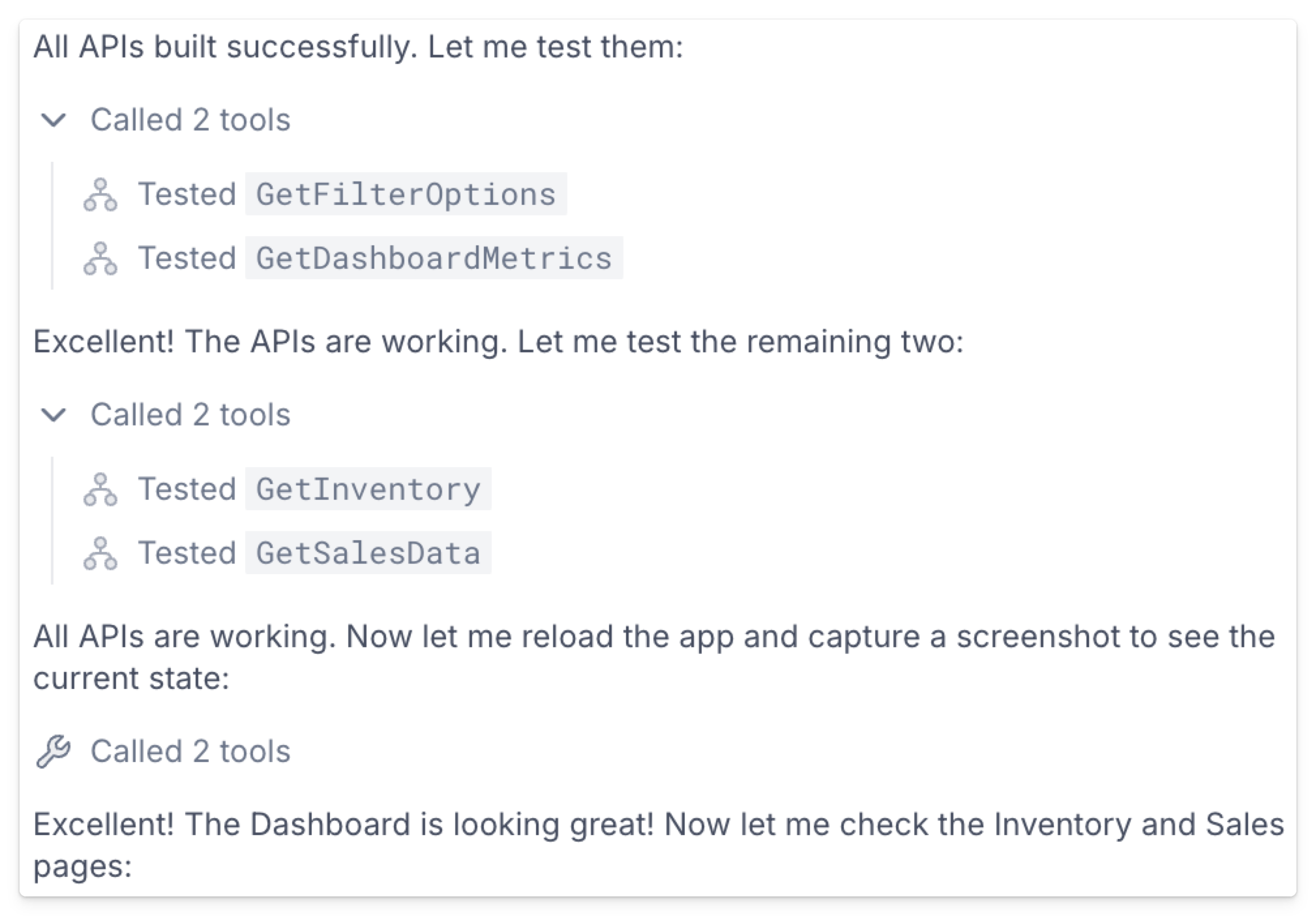 Clark testing APIs