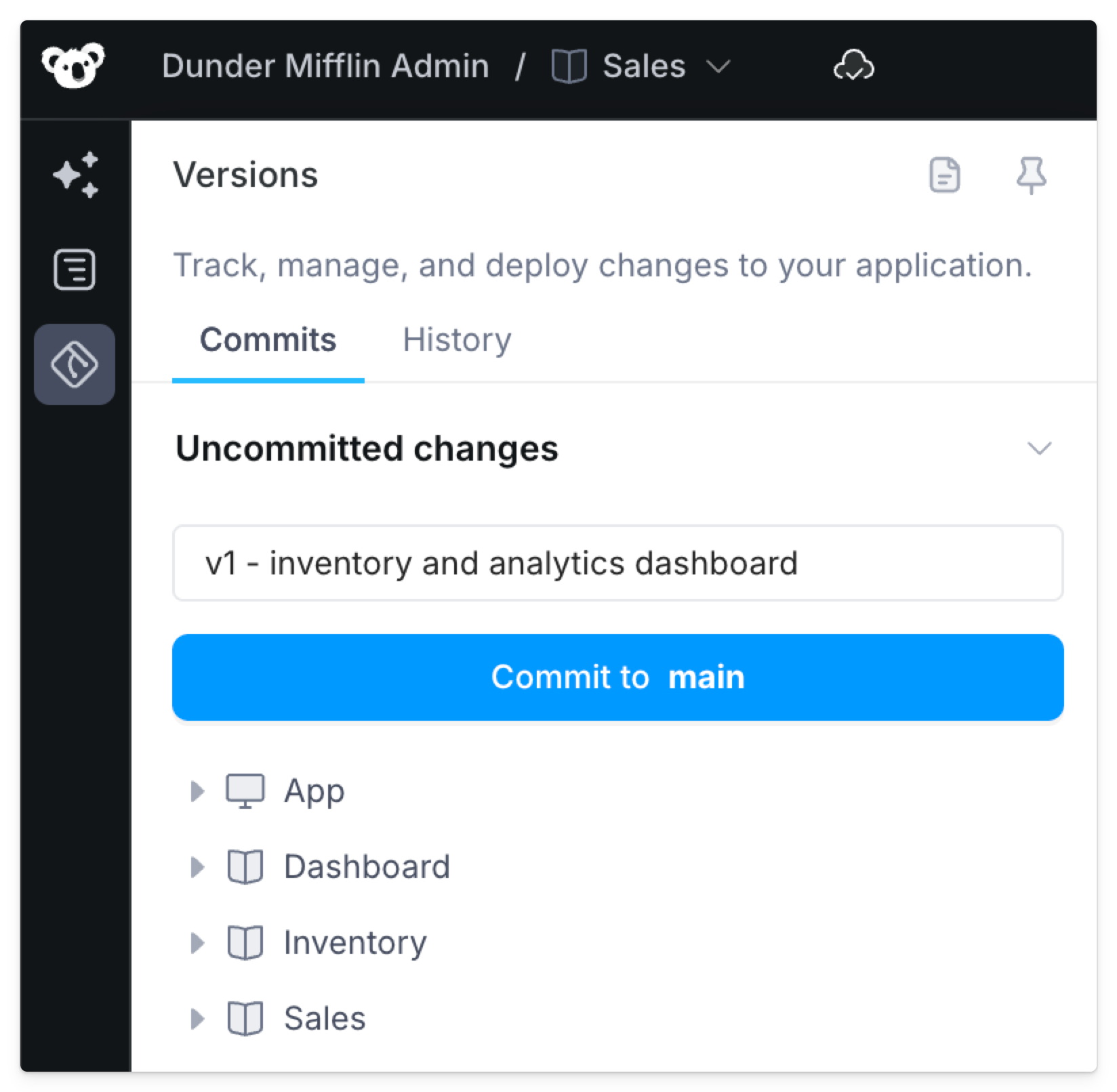 Commit uncommitted changes