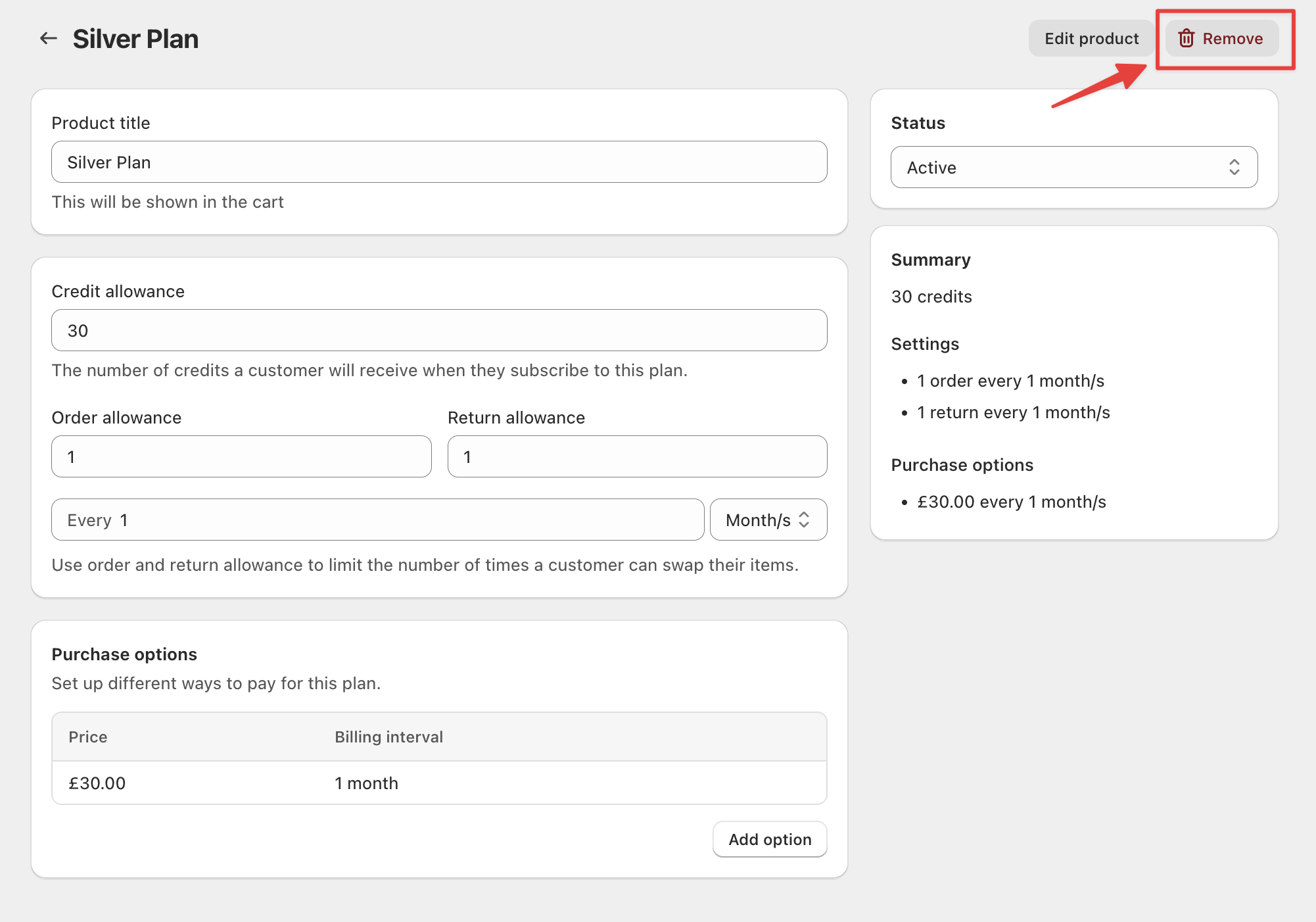 Remove membership plan option in Supercycle admin