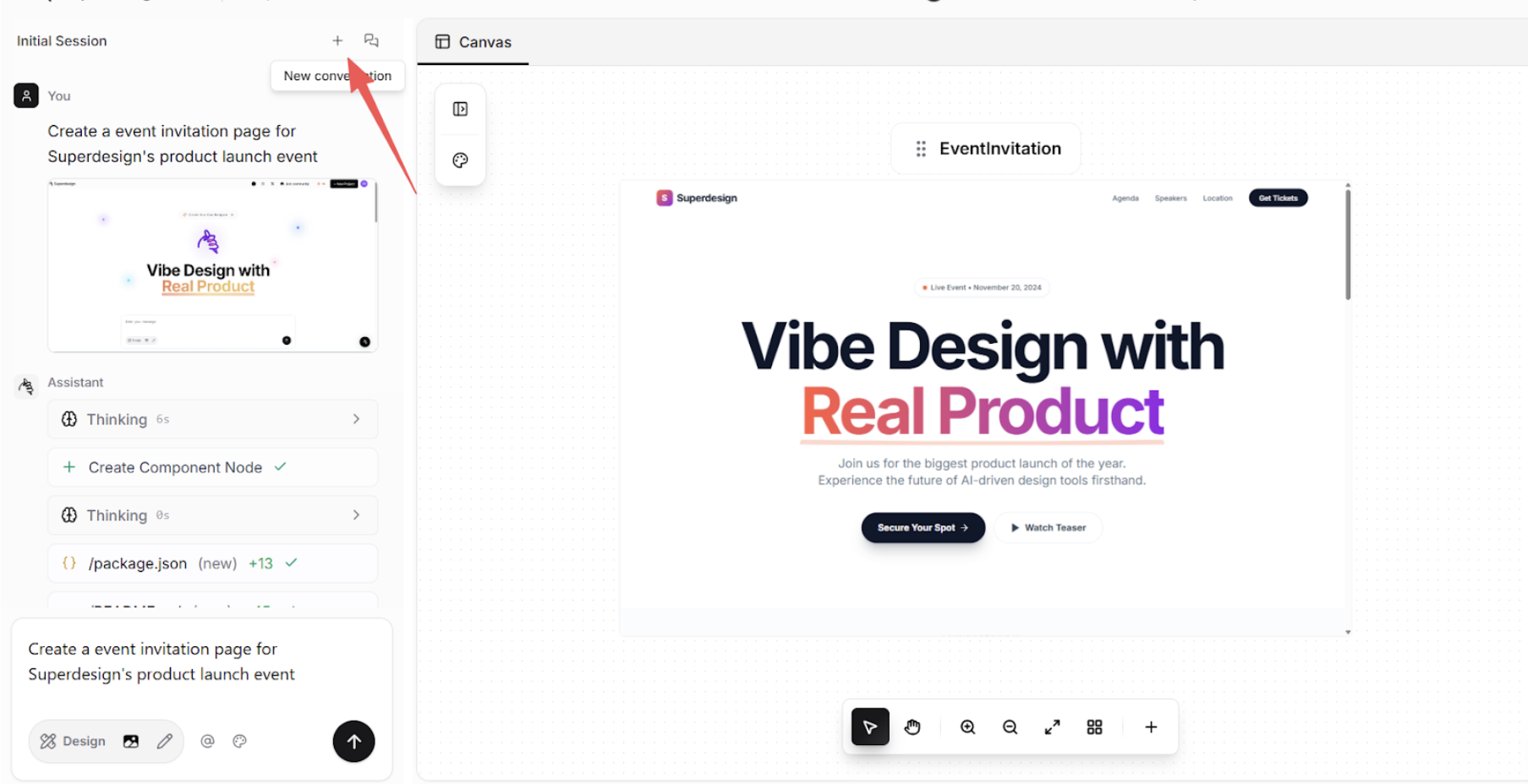Asking agent for multiple variations