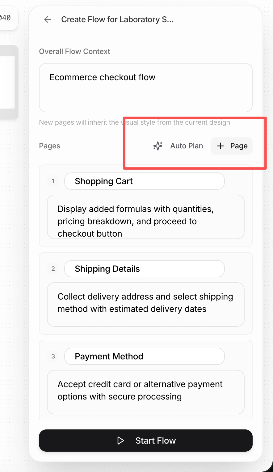 Plan pages with Auto Plan or manually