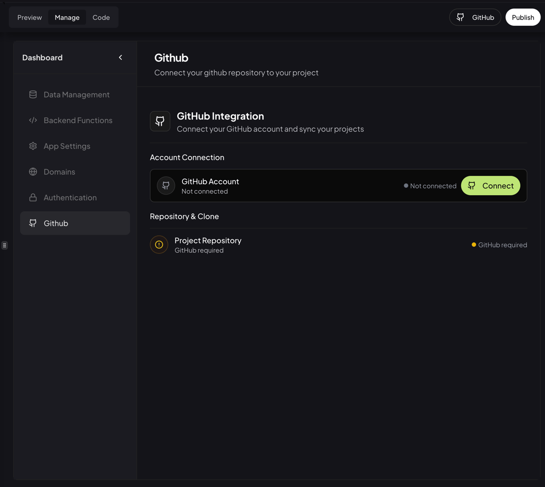Github integration - Superdev