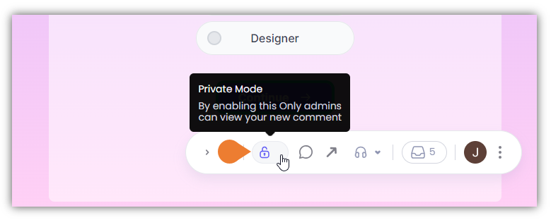 Find the Superflow Toolbar and click the Private Mode lock icon to enable this feature