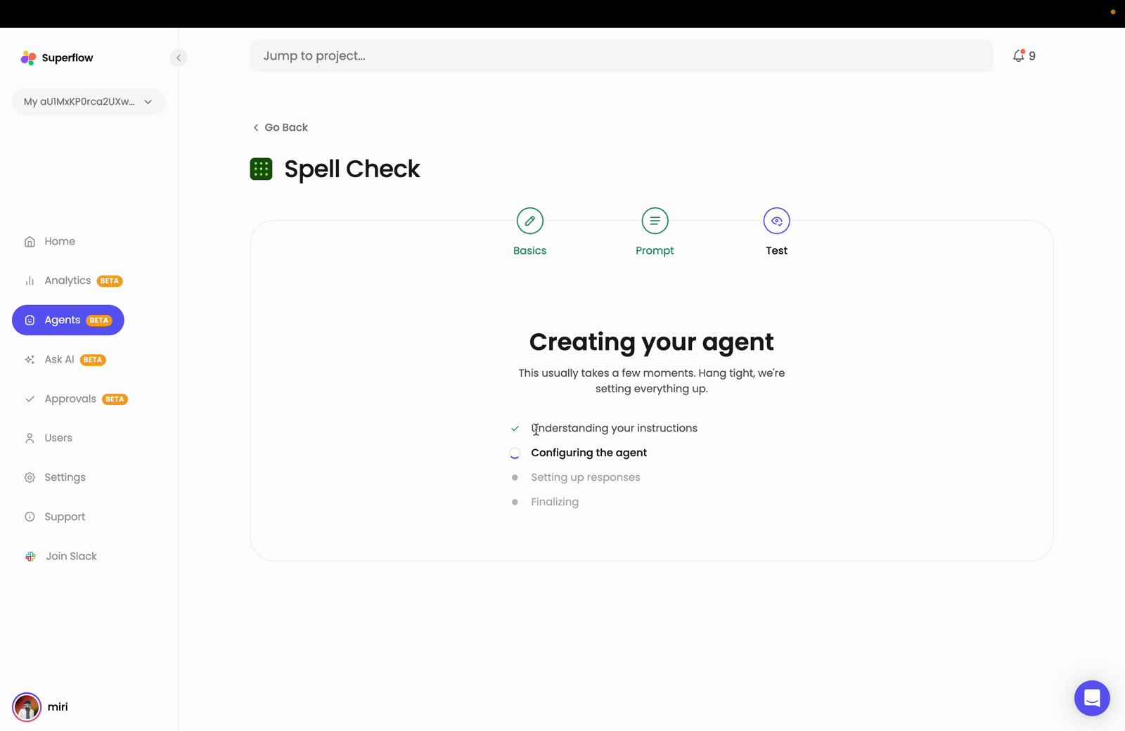 Once you are satisfied with the results, click Create