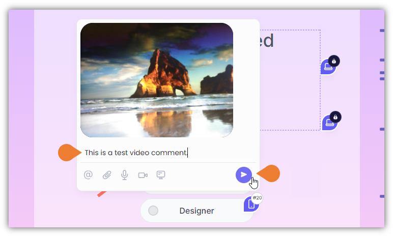 You can add a comment or note in the Comment field…