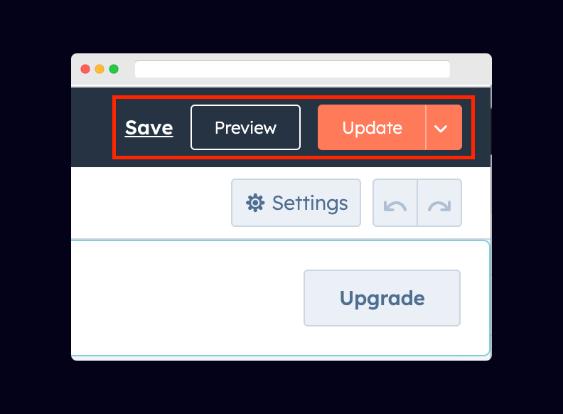 HubSpot: Save and Preview your Hubspot Site