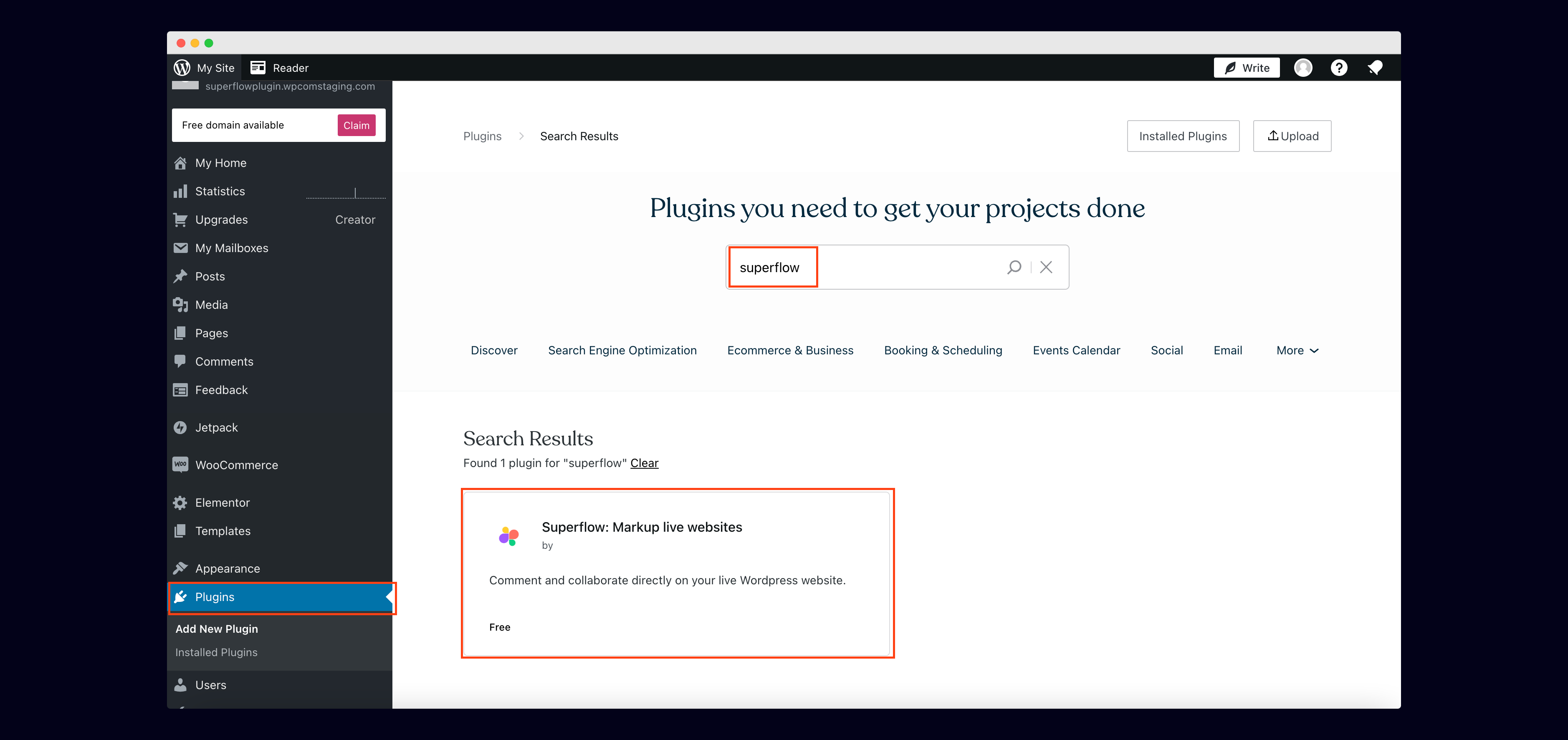 WordPress Plugin: Go to your Wordpress Admin dashboard