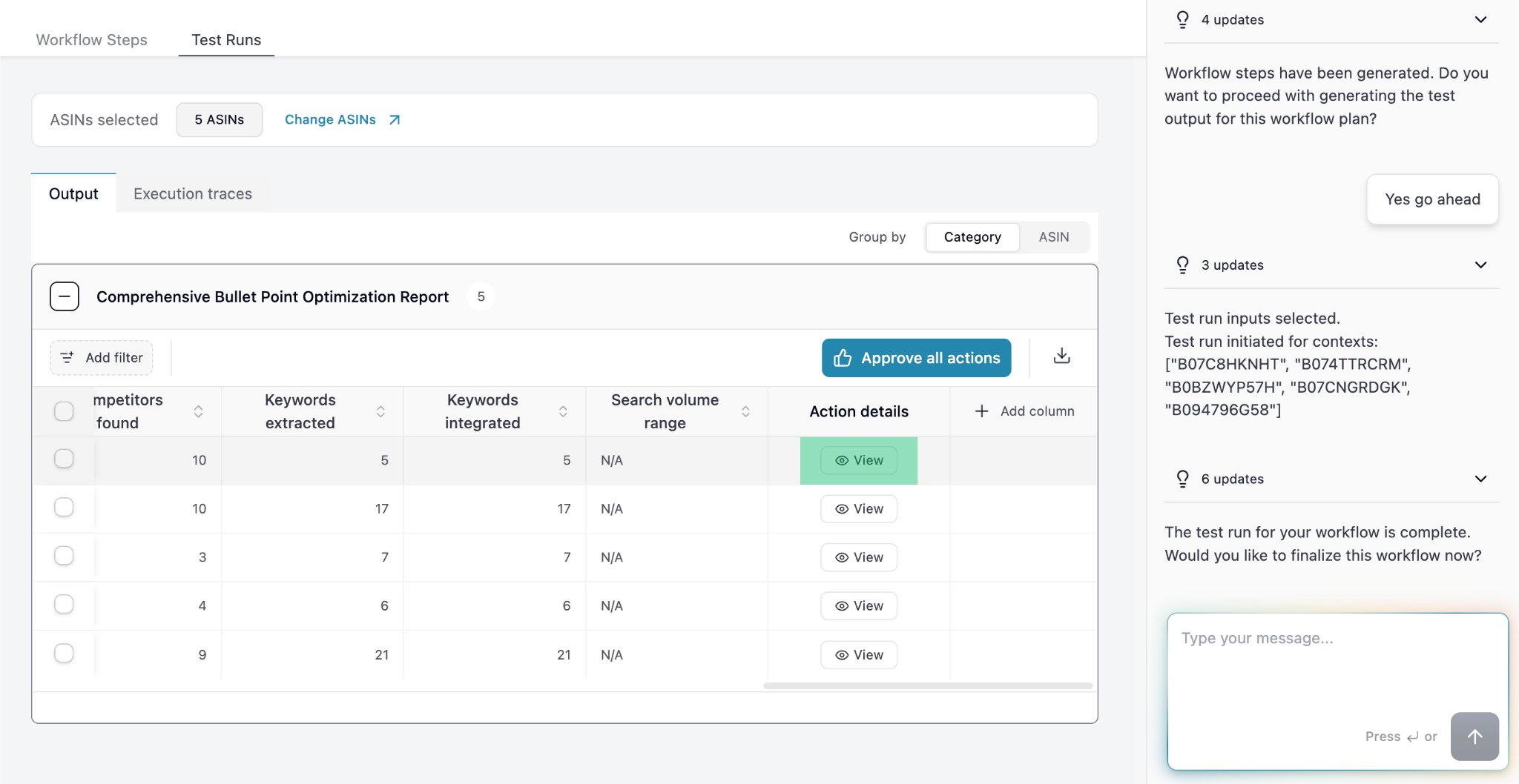 Bulletpointworkflowoutputview Pn