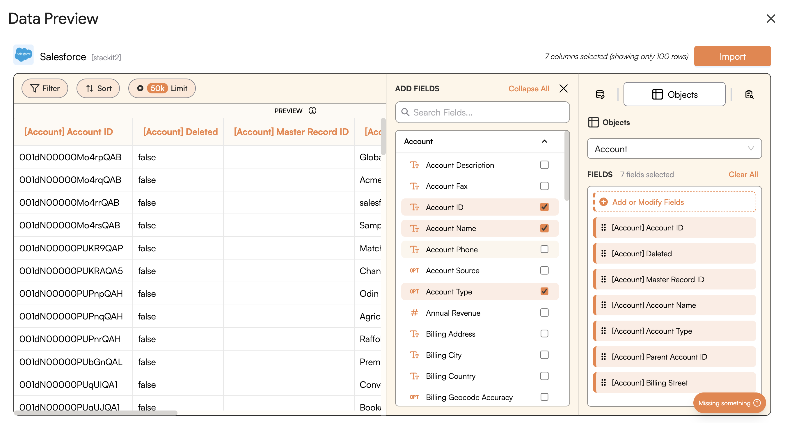 Add/Modify columns