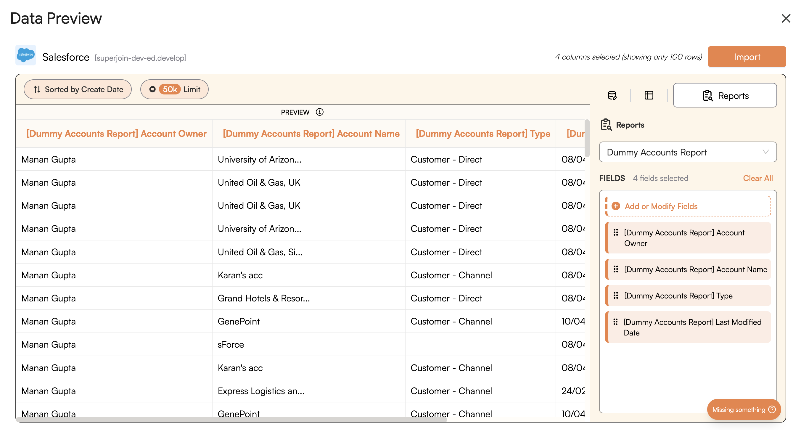 Import Data