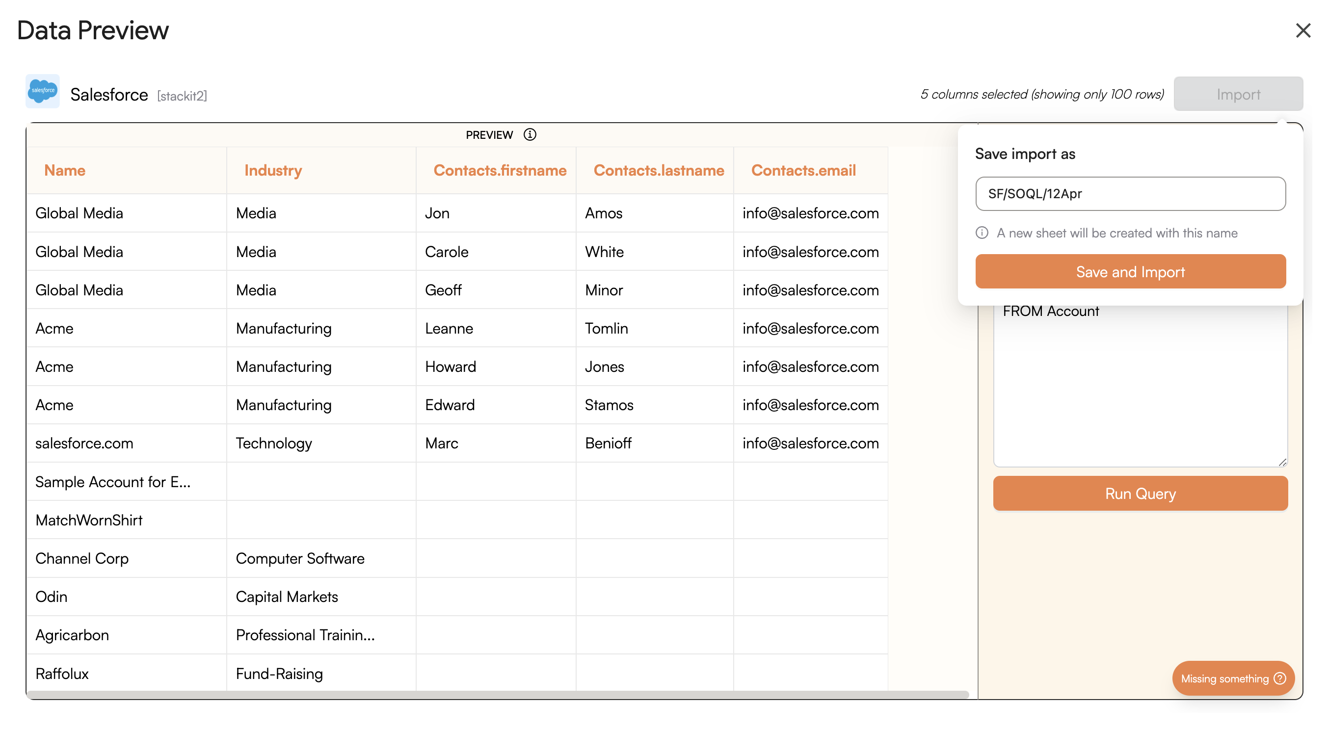 Import Data