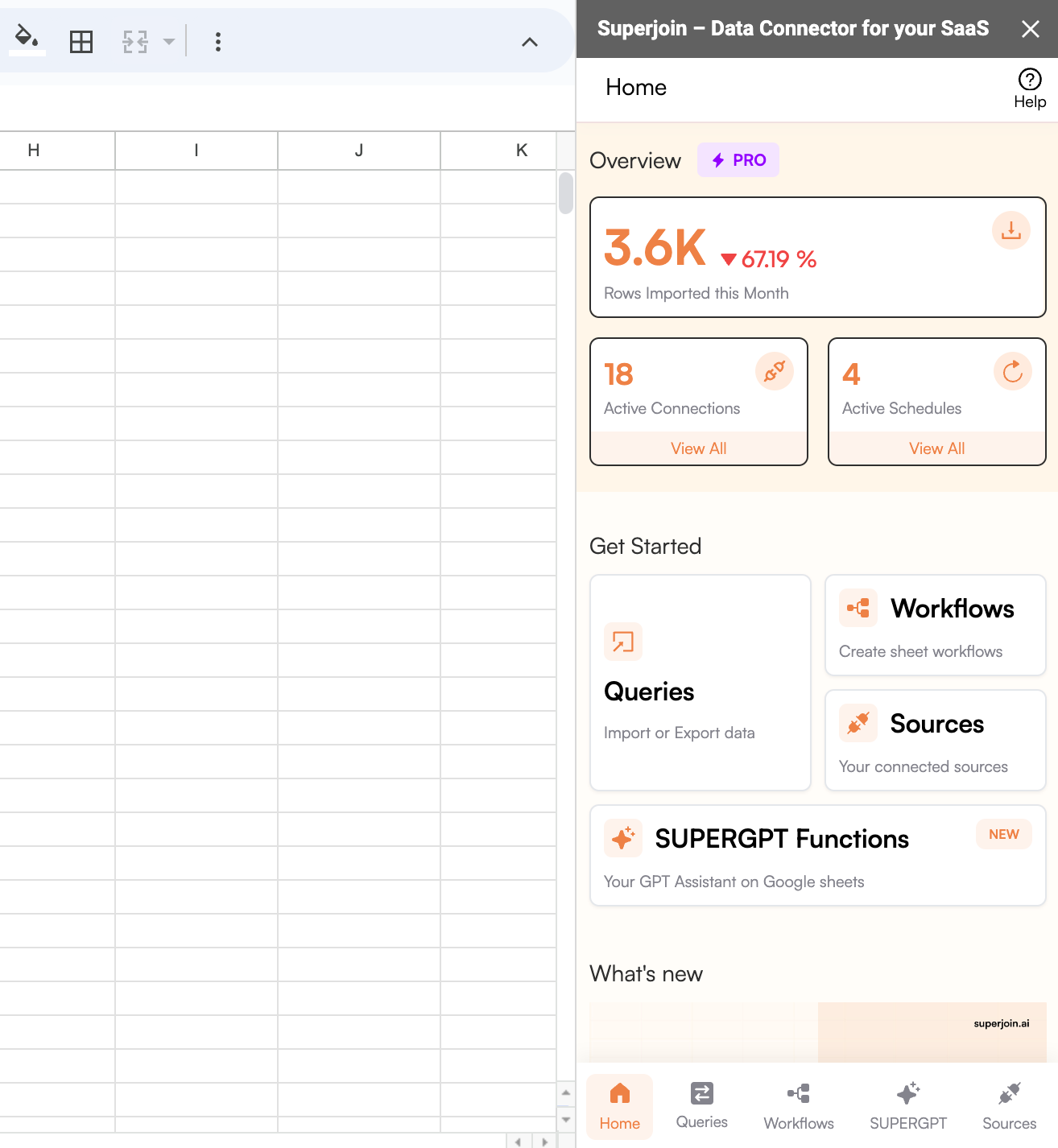 Navigate to Queries