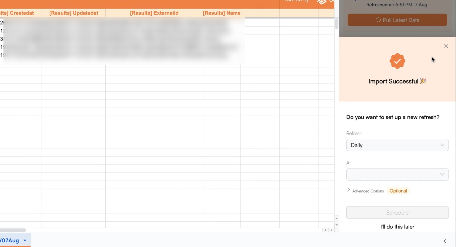 Setup Auto-Refresh