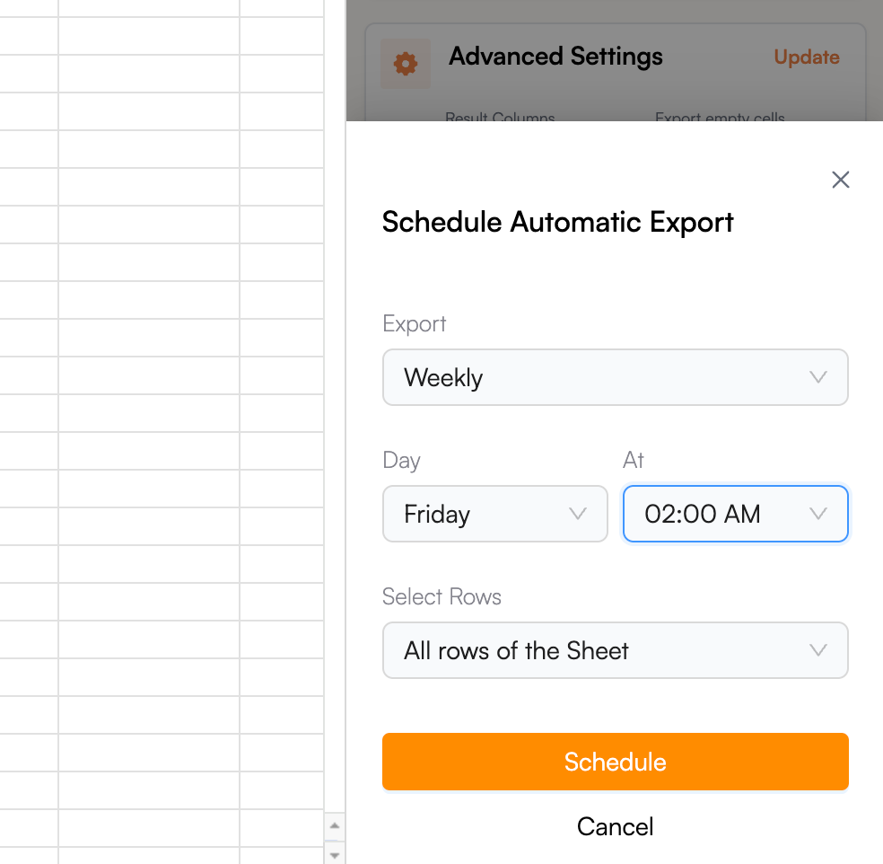 Export Data
