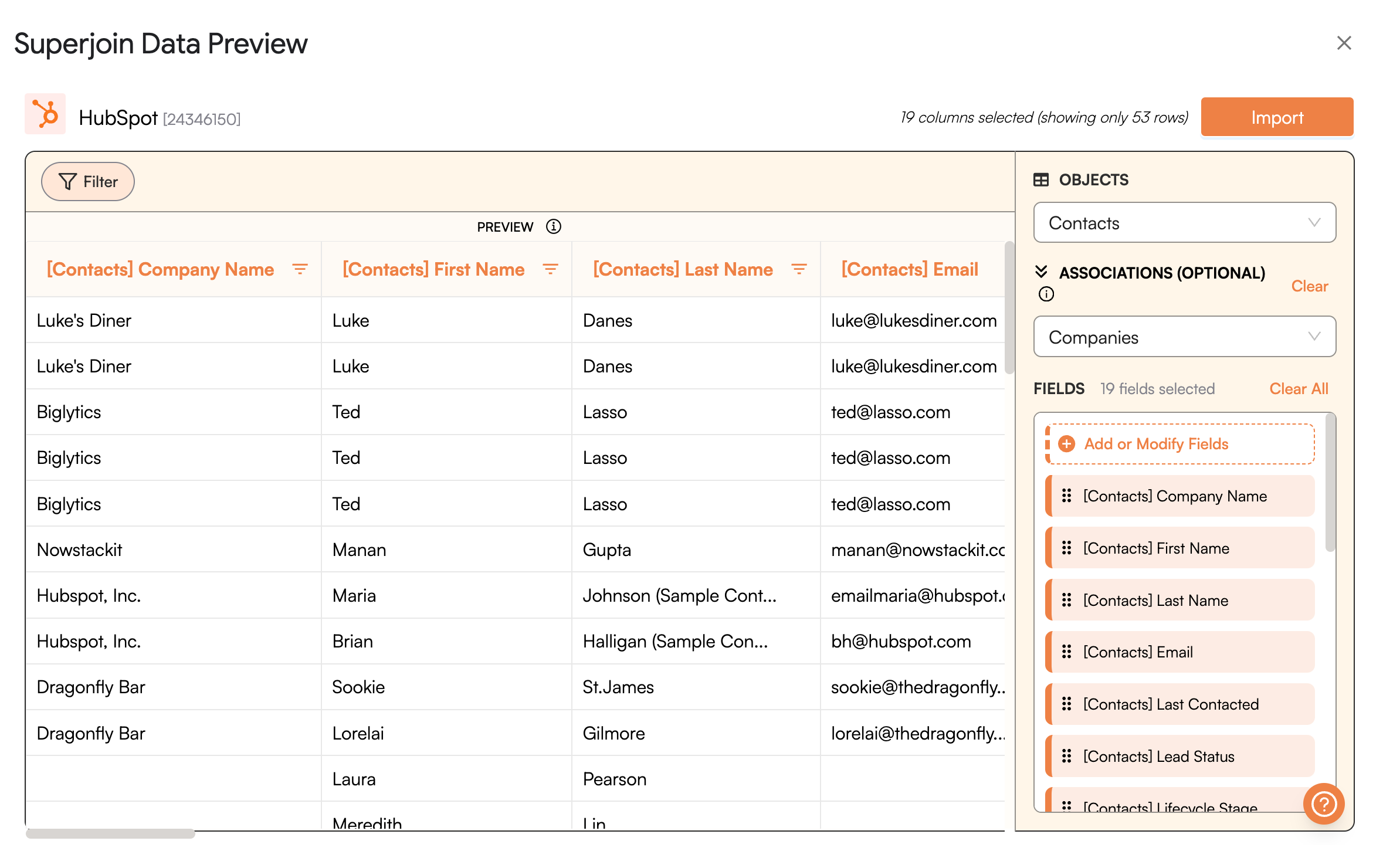 Import Data