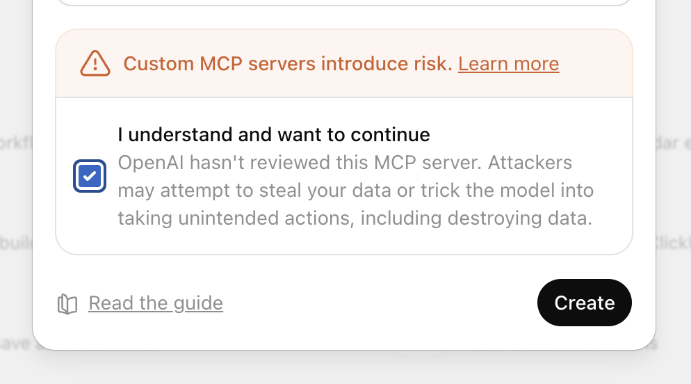 New Plugin confirmation in light mode with the acknowledgement selected