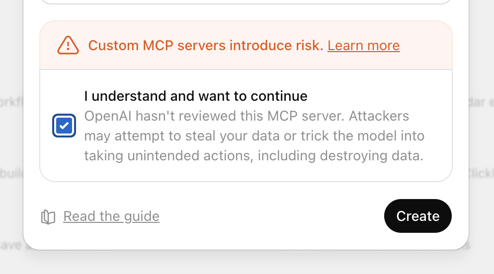 New Plugin confirmation in light mode with the acknowledgement selected