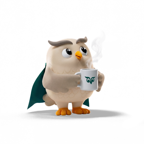 Hugo holding a cup of coffee, representing the Consultant role