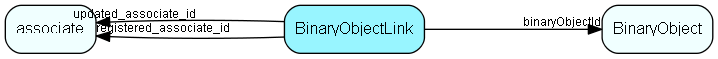 BinaryObjectLink table relationship diagram