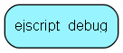 ejscript_debug table relationship diagram