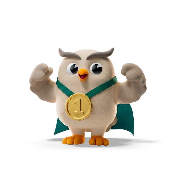 Hugo wearing a medal, representing the SuperUser role