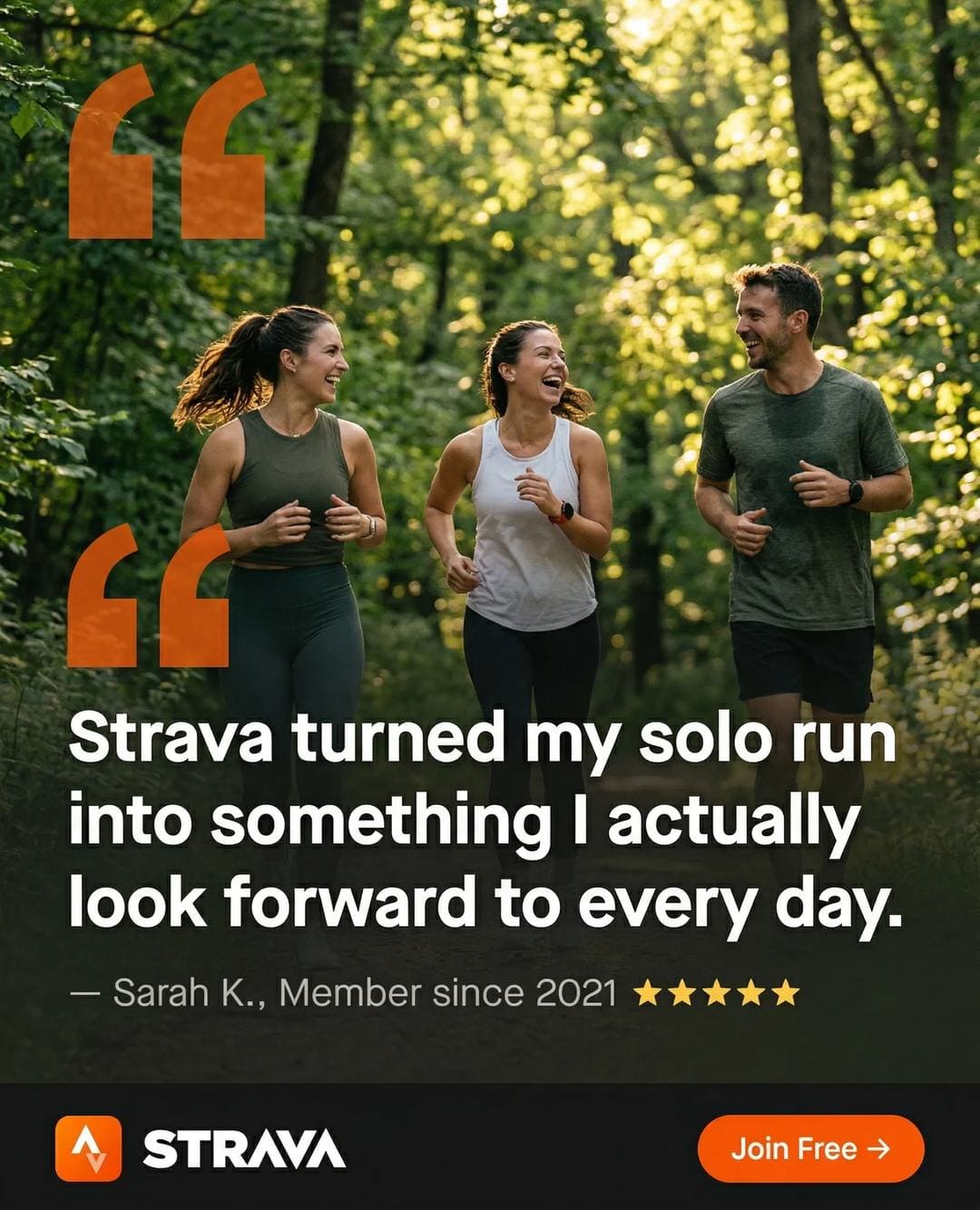 Strava Run Bike Walk Static 4 5