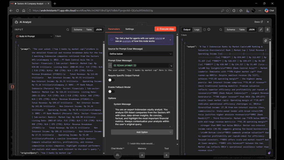 AI Analyst configuration
