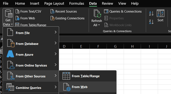 Json Nesting Examples Microsoft Excel Power Query - Sectors Financial API