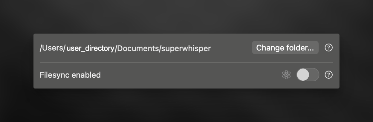 Superwhisper Folder Location