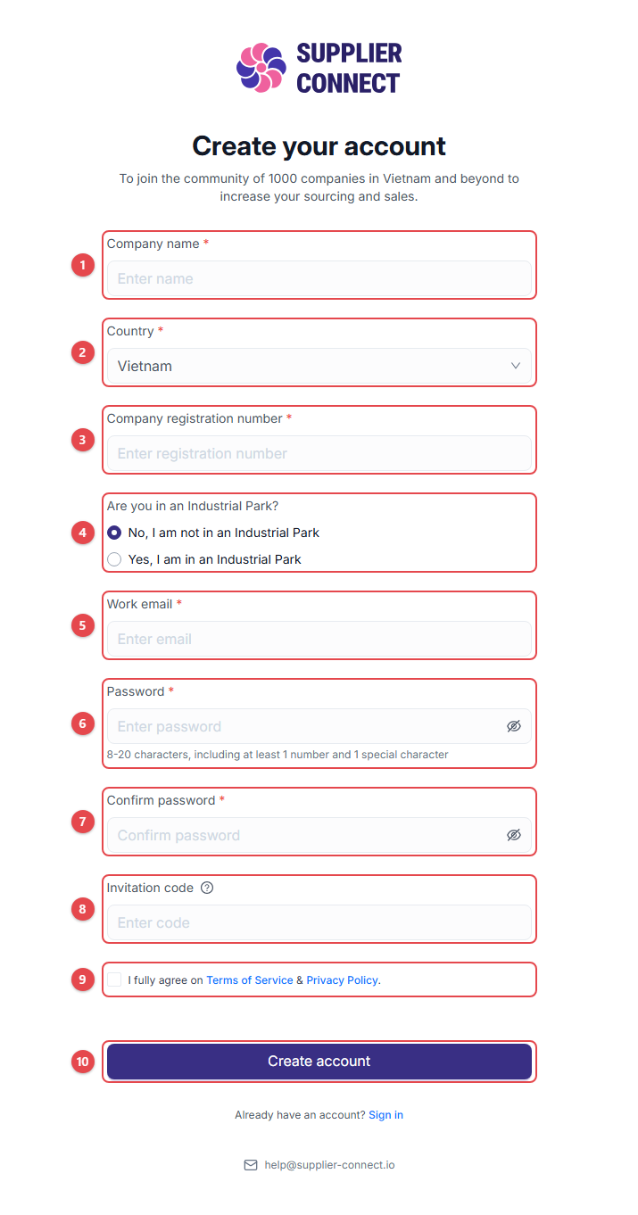 sign-up
