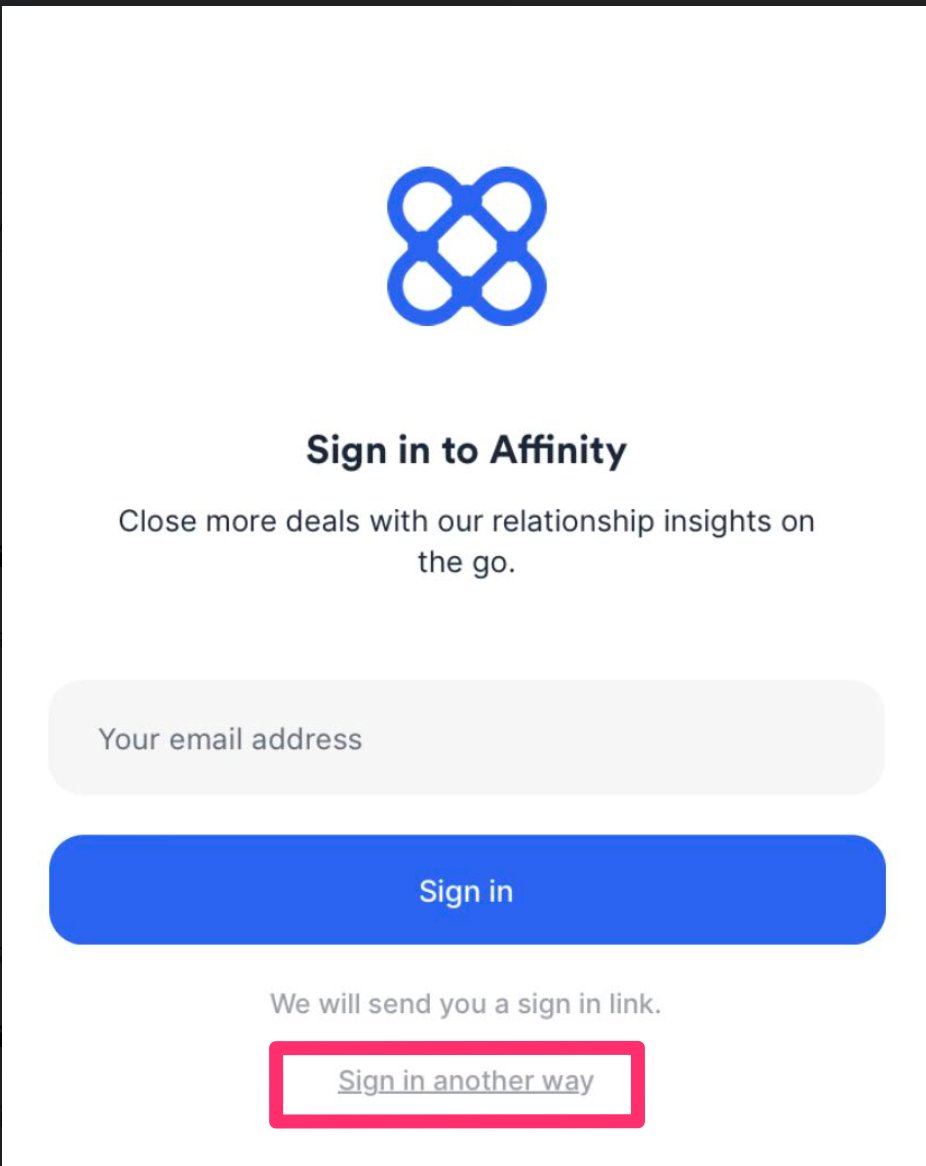 Affinity Sign In Mobile app overview - Affinity Help Center