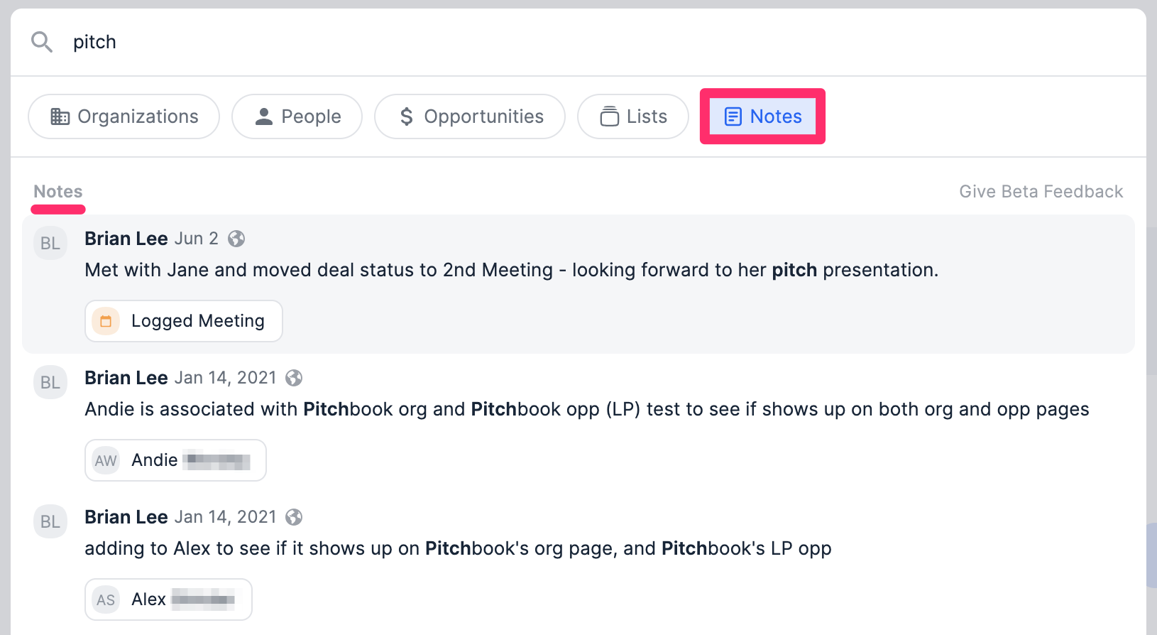 How to add and view notes in Affinity - Affinity Help Center