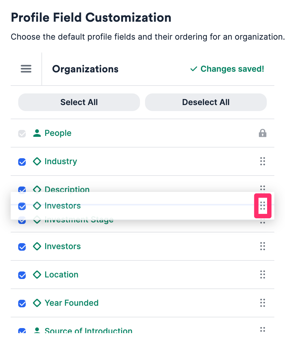 How to customize Profile Fields - Affinity Help Center