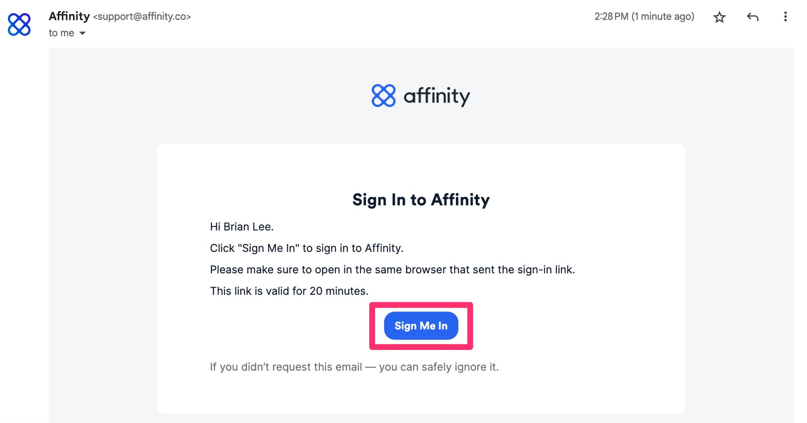Affinity Sign In How to sign in with Google - Affinity Help Center