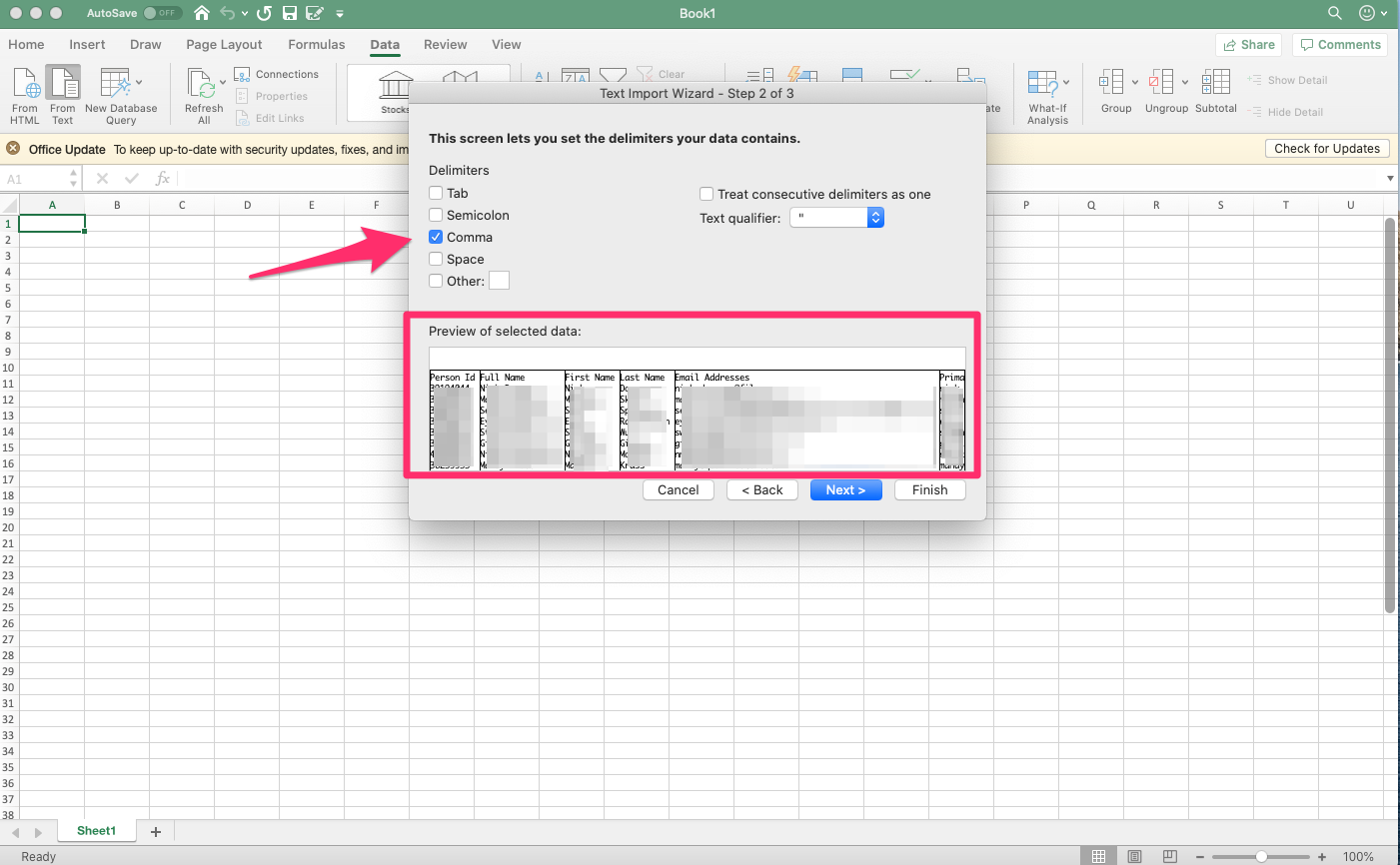 Troubleshooting CSV File Formats - Affinity Help Center