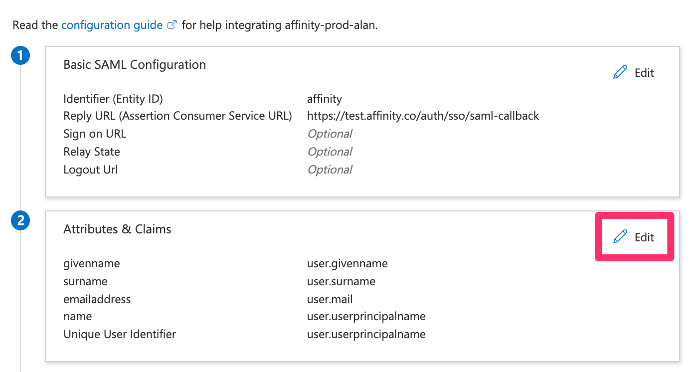 How To Set Up Azure SAML For Affinity Access - Affinity Help Center