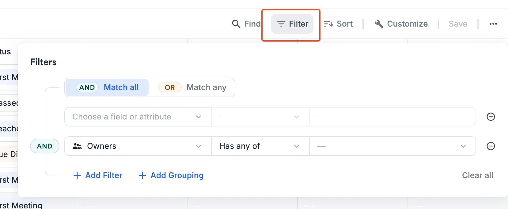 Filter Sort 4