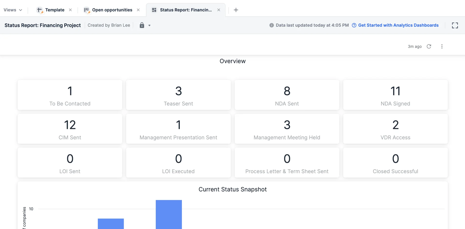Status Reports 6
