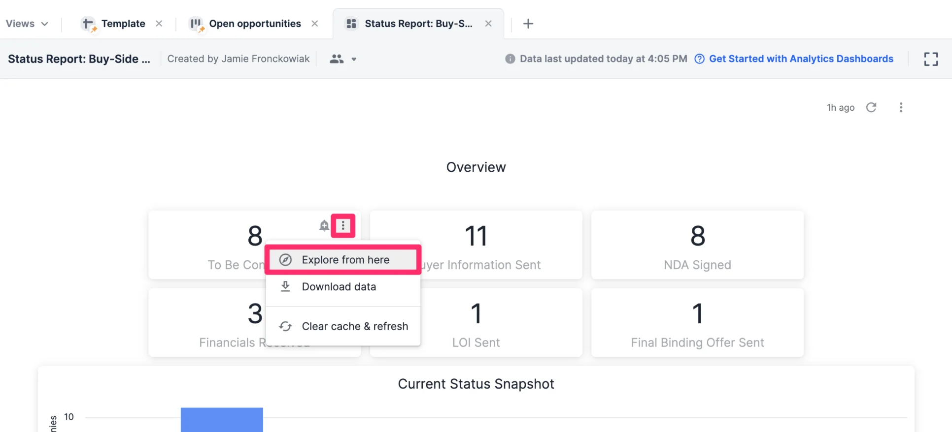 Status Reports 7
