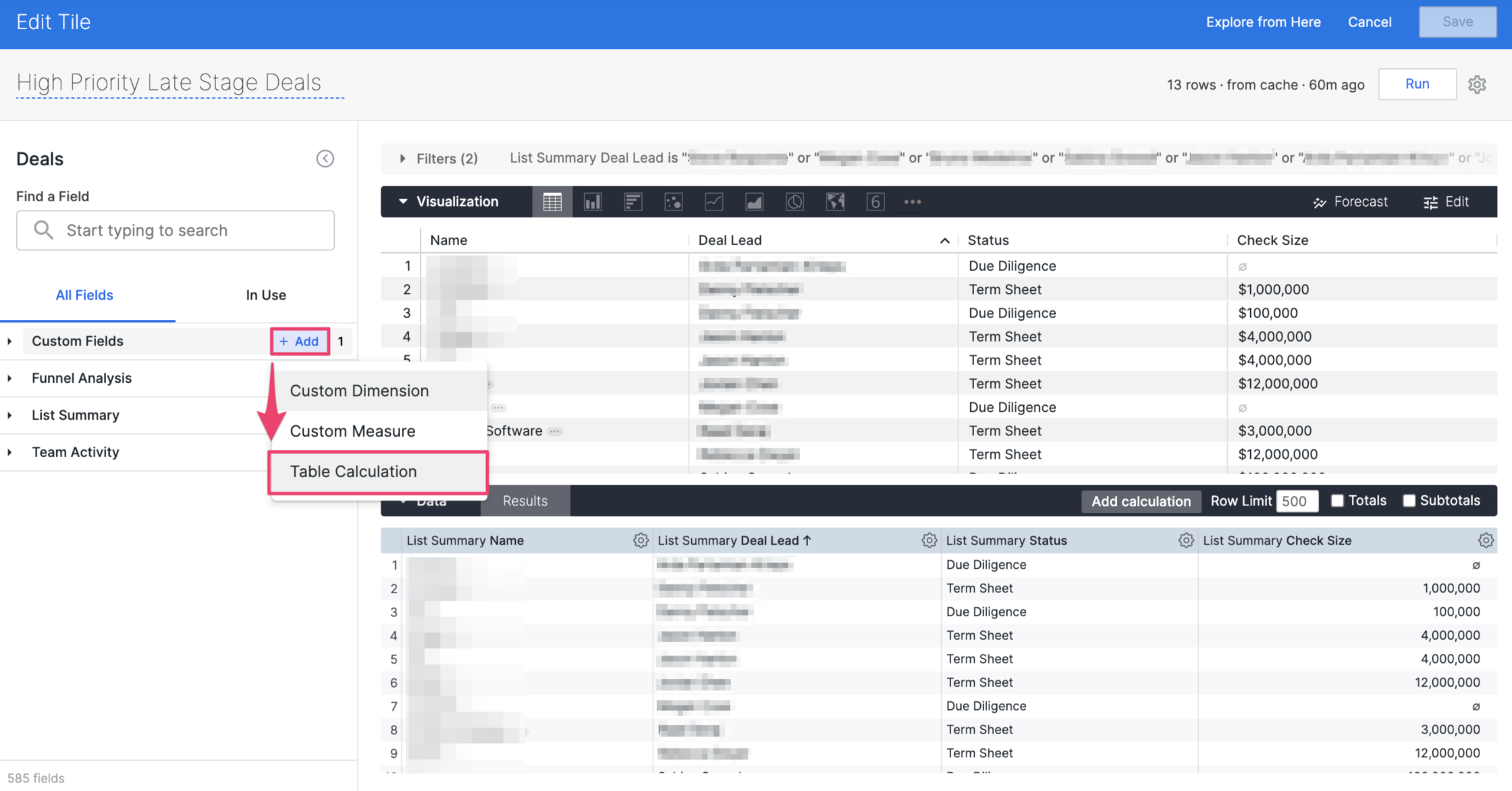 How To Create Custom Dimensions Measures And Calculations In Affinity ...