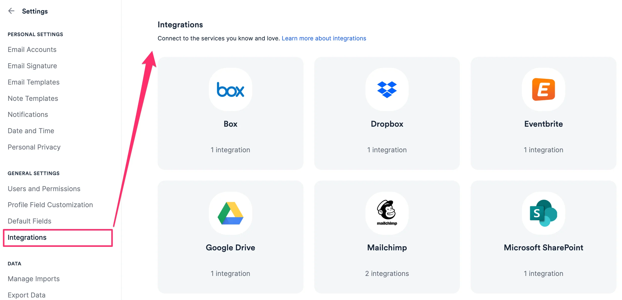 Integrations 2