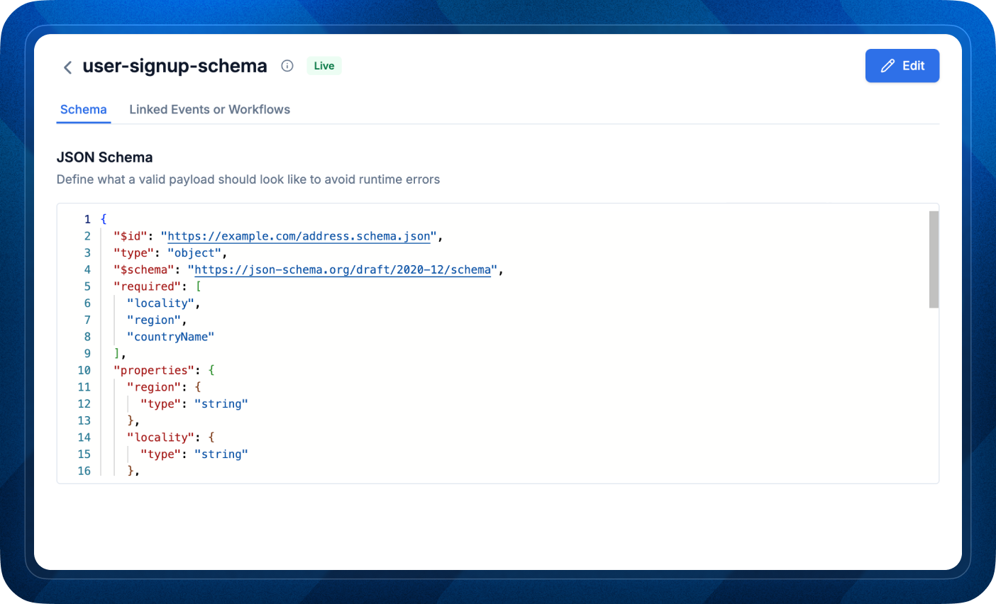 JSON Schema Validation