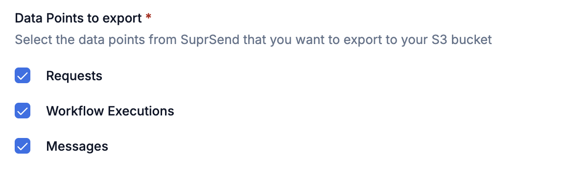 Data Points Parameter on SuprSend Platform