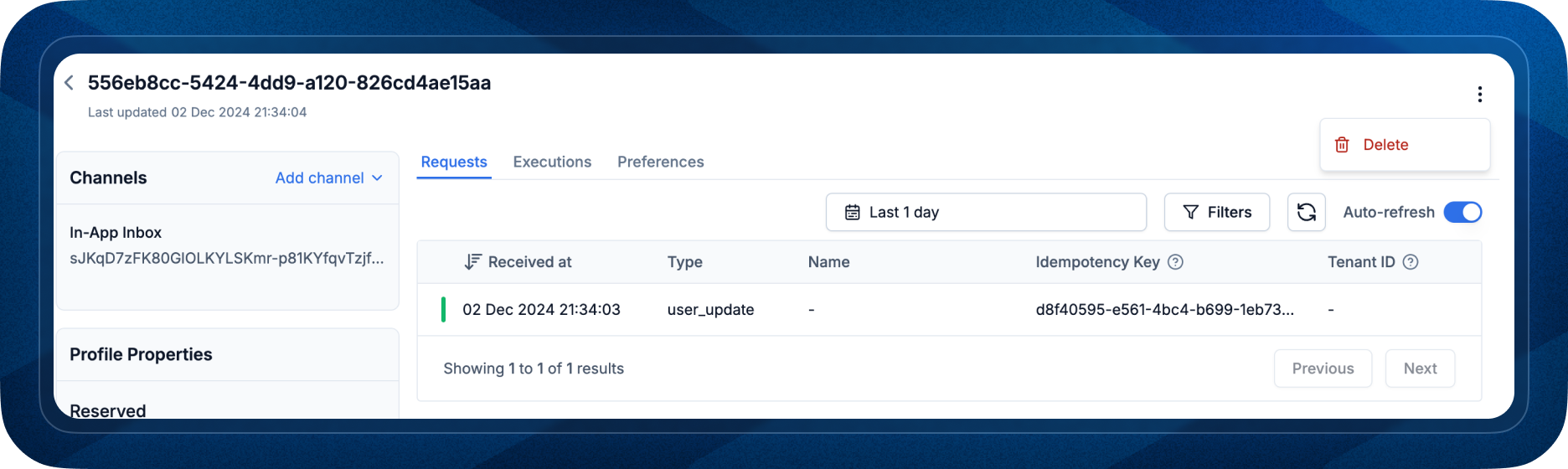 Deletion APIs