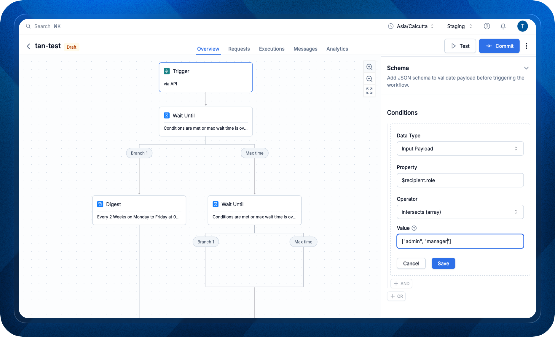 Intersects & not-intersects operators