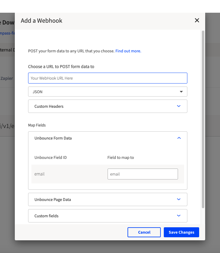 Webhook Configuration