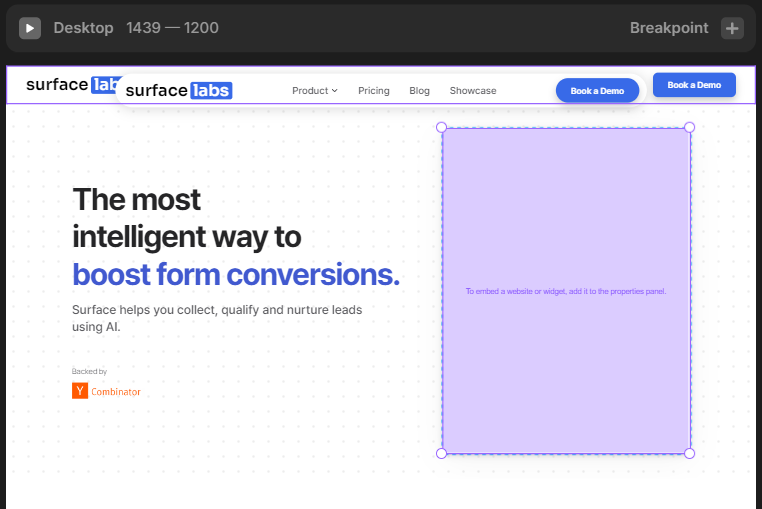 Framer Embed Component